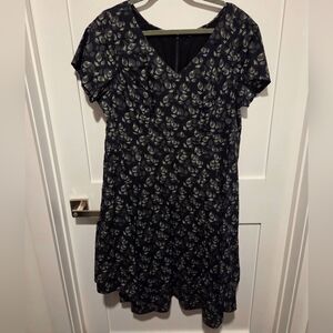 eShakti Cotton Floral Print Dress